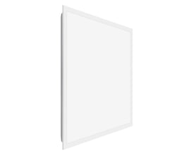 Ledvance Panel Compact lysarmatur set fra siden, viser armaturkanten og det flade, hvide panel.