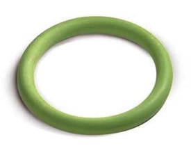 Unico O-ring i grøn Viton FPM med 18mm diameter og 2,6mm C-mål til industrielle pressfittings.