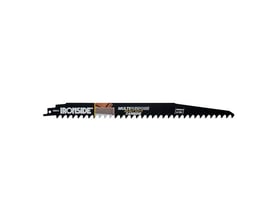 Ironside bajonetsavklinge i hårdmetal, 304 mm og 3 TPI, vist fra siden med lange, grove tænder.