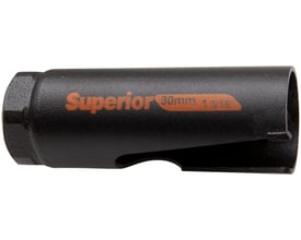 Bahco Superior hulsav med hårdmetal tænder, 38 mm i diameter, på hvid baggrund.