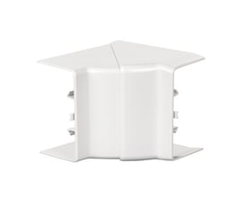 Schneider Electric OptiLine 45 indvendigt hjørne i polar hvid, dimensioner 95x55mm, lavet af PC/ABS materiale.