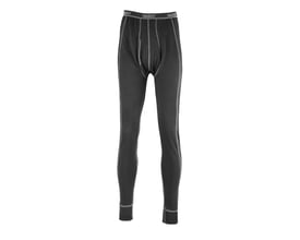 Mascot Vigo sorte arbejdsunderbukser med lange ben, vist forfra med elastik i taljen og tydelige sømme.