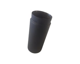 Metalbestos kobling med dimensioner 94/100mm, længde 205mm og CE-godkendt som byggevare.