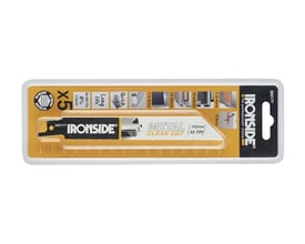 Ironside bajonetsavklinge BIM CC, 152 mm og 18 TPI, vist i gul og sort emballage.