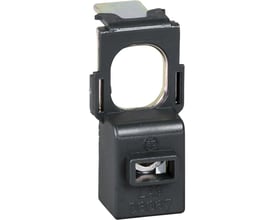 Schneider Electric spoleudtag hovedklemme LC1D80-95, fremstillet i sort plast med metalclips og mærkat med nummer LA9 D8067.