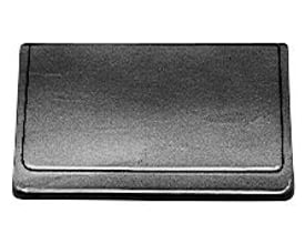 Nærbillede af Grohe Classic betjeningspladens krom finish og ABS plast materiale, der viser produktets tekstur og kvalitet.