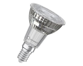 Osram Ledvance LED PAR16 3,7W lyskilde med E14 sokkel og klar glasfront, vist isoleret på hvid baggrund.