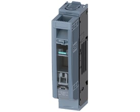 Siemens SENTRON sikringsafbryder 3NP1, 1-polet, NH00, 160A med grå kappe og tydelige mærkatdetaljer.