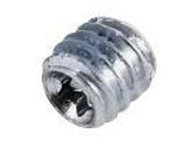 Et Cubic spændestykke til 50mm rør, vist tæt på med synlige gevind og stjerneskruetrækkerhoved.