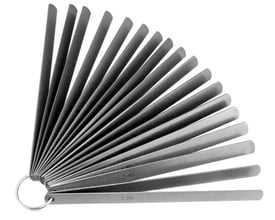Ironside søgeblad med 20 blade, der er spredt ud i en vifte fra holderens ring.