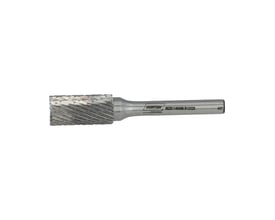 Norton BDX-hårdmetalfræser i form B med cylindrisk fræsehoved og skaft, 12 x 25 x 70 mm.
