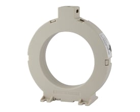 Carlo Gavazzi jordfejlstransformator til DEA/DEB med rund åbning og Ø70 mm, set let skråt forfra.
