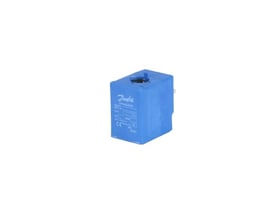 Danfoss BA048A spole 48V AC, 50Hz præsenteret isoleret på hvid baggrund.