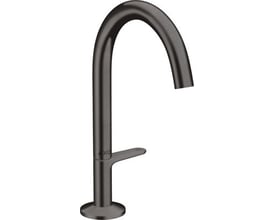 Hansgrohe AXOR One 170 håndvaskarmatur i børstet kobber med 170mm ComfortZone og Select-betjening, vist på hvid baggrund.