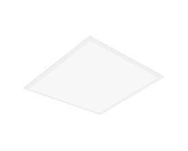 Et enkelt Ledvance Panel Compact 600x600mm med varm hvidt lys (830) står isoleret.