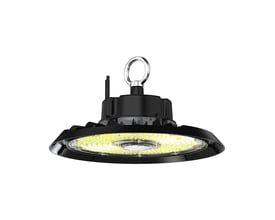 V-TAC VT-91202 LED højby i sort aluminium med synlige lysdioder og ophængningsring.