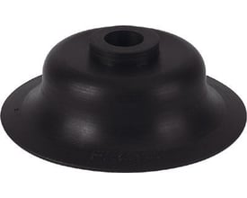 Festo sugekop ESV-50-SNA i sort gummi med en diameter på 50 mm og en minimum emneradius på 330 mm.