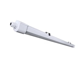 Dense Pro LED armatur på 1200 mm i hvid, med 40W effekt og IP65 klassificering for robusthed.