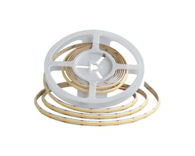 V-TAC LED stribelysning på rulle med 8mm bredde, med klæbende bagside og COB teknologi for ensartet lys.