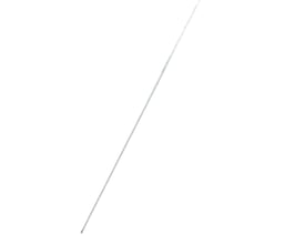 Fischer elforzinket M10-gevindstang i stål, klasse 4.8 og 1 meter, vist som en lang, slank sølvfarvet stang.