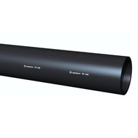 PE100 SDR 17 rr, sort, 110 x 6,6 mm - 6 meter