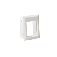 Montageramme, hvid, til leviton keystone konnektorer