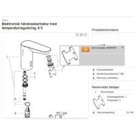 Billede af hansgrohe service-ngle til elektroniske hndvaskarmaturer hos WATTOO.DK