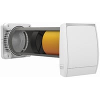 Wavin Ventiza PP60 dHRU-01 ventilationsenhed, 160mm, 500mm lngde, hvid