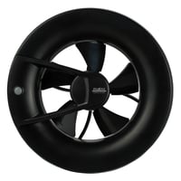 Duka Ventilator S8 Wi-Fi Black - Rund Ø193 mm i sort