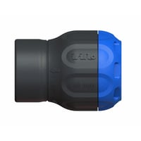 Isiflo Sprint 40 mm x 1″ overgang med muffe, komposit, PN16