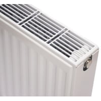 vrige Altech C4 radiator, type 22, 600 mm x 800 mm, hvid, 2 plader, konvektorer