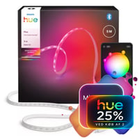 Philips Hue Flux Ultra-Bright LED strip, Gradiant Color & White Ambiance, 4800lm, Zigbee + Bluetooth, 5 meter
