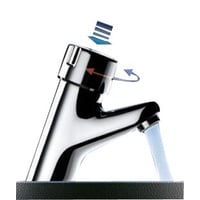 CMA Tempomix hndvaskarmatur 1-grebs. Til koldt og varmt vand. selvlukkende