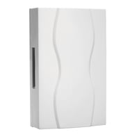 Gong 169 TRw ringeklokke, 230VAC, hvid, 8-12VAC/DC eller 230V - Urmet