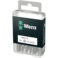 Wera bits TX 15, 25 mm, 867/1 Z DIY, 10 stk.