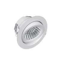 Eva LED indbygningsspot EVA 6, 6W, Triac dæmpbar, 3000K, Ra98, hvid
