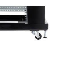 System G, 19" kabinet, 18U, 600x1000, glasfront, metal re
