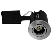 Quick Install HIGH indbygningsspot 230V (Rund), b?rstet aluminium