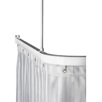 Forhngsstang 90×90, hvid, med loftsttte