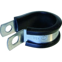 Gummiklamme med EPDM kantbnd, galvaniseret stl