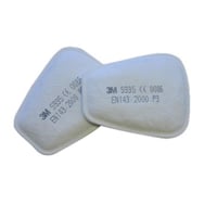 Partikelfilter 5925 P2, til 6000/7000-serien, pakke med 2 stk. - 3M