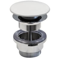 Billede af CATALANO Bundventil 1 1/4" Push-open, porceln, hvid