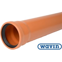 Wavin - Kloakrr glat PVC SN8 200 mm - lngde 3000 mm
