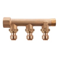 Roth fordelerrr, 3 afg. x 15 mm indstik, rdgods