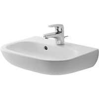 Duravit D-Code håndvask, 45 x 34 cm, 1 hanehul, overløb