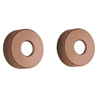 Damixa rosetter, 2 stk, 3/4", 75 mm, brstet kobber
