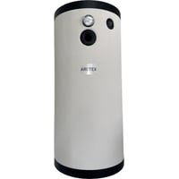 AROTEX Varmtvandsbeholder på 120L med stor 1,9 m2 hedeflade er komplet med anode og følerlomme. Energiklasse C