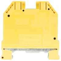 Wieland Jordklemme, 10mm, gul/grn billede