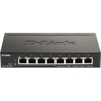 D-Link DGS-1100-08PV2 8-ports Gigabit Smart Managed Switch med PoE+ (64W)