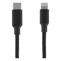 Billede af EPZI USB-C to Lightning cable, 1m, braided, sort